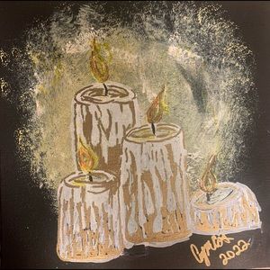 Golden candles